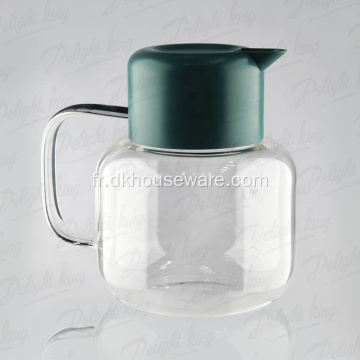 Pichet à eau en verre grand volume de 1,5 L